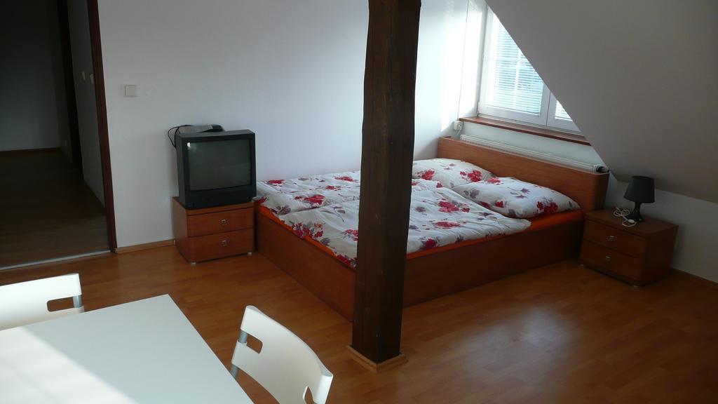 Apartments U Cara Ceske Budejovice Oda fotoğraf